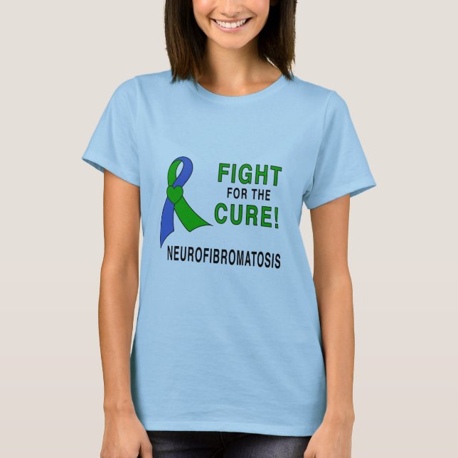 Neurofibromatosisband: Slagsmål för boten! T Shirt (Framsida)