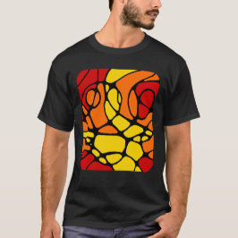 Neurografik modernes abstraktes Design T Shirt