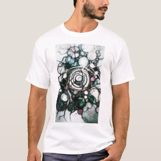 Neurografisk Abstrakt T-Shirt med Bubblor