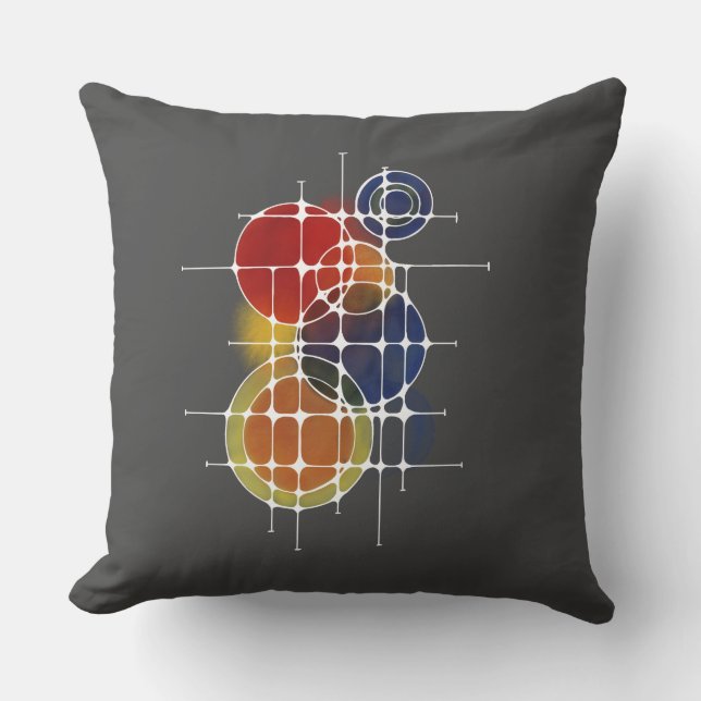 Neurografisk design kudde (Framsida)