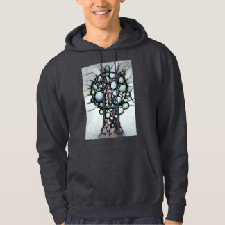 Neurografisk Träd-des-Liv-Kapuschong - Abstrakt Sf Hoodie