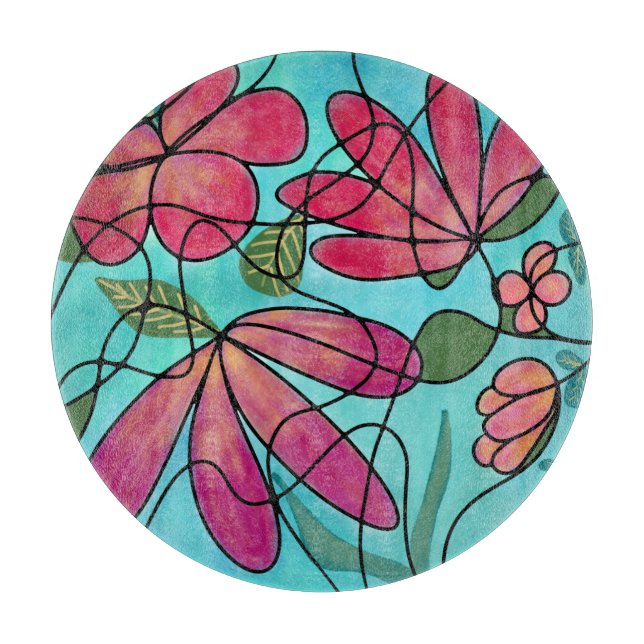 NEUROGRAFISKA VÅR BLOMMOR VATTENFÄRGER (Framsidan)