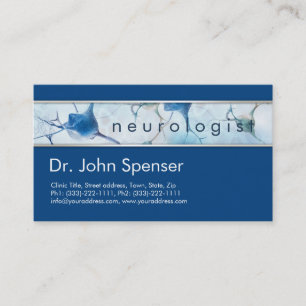 Neurolog Blue-Affärskort Visitkort