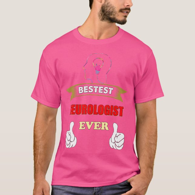 Neurolog Gift Neurology Brain Doktor Funny Best T Shirt (Framsida)