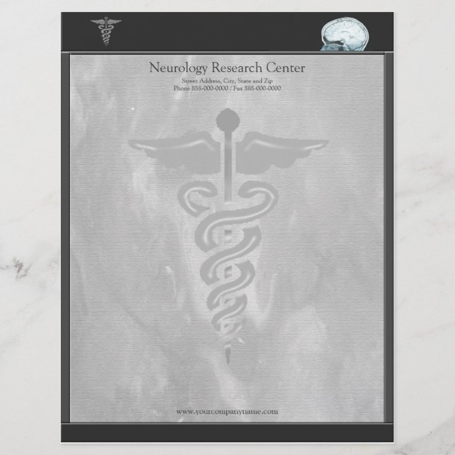 Neurolog Letterhead Brevhuvud (Framsida)