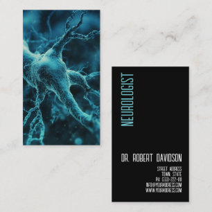 Neurolog Nerves Doktor Medical Modern Bold Visitkort