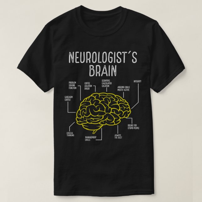 Neurolog Neuroscience Neurosurgeon Neurologi T Shirt (Design framsida)