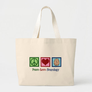 Neurolog Peace Kärlek Neurology Jumbo Tygkasse