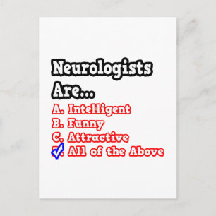 Neurolog Quiz..Joke Vykort