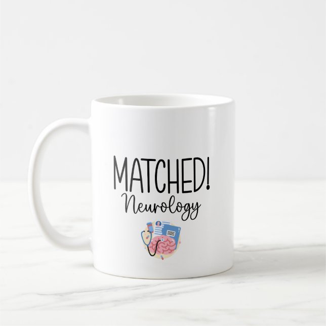Neurologi - Matchningsdag för AT-läkare Kaffemugg (Vänster)