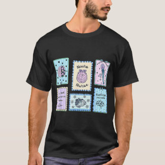 Neurologi neuro sjuksköterska stämpel arbete neuro t shirt