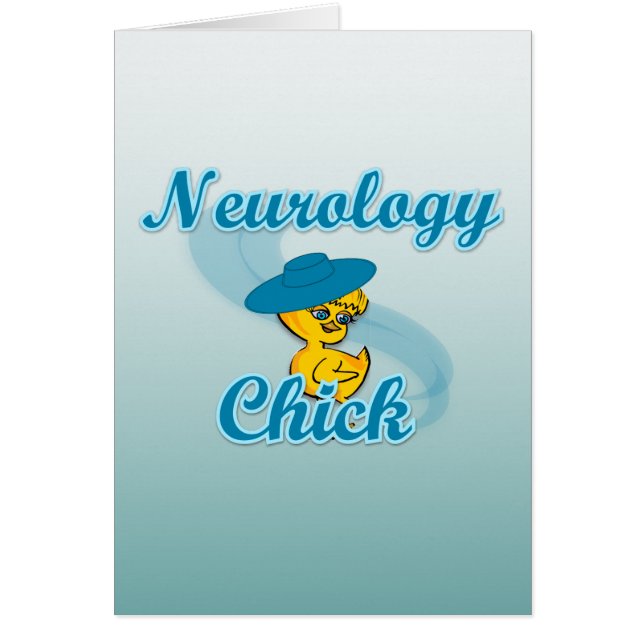 Neurologisk Chick nr 3 Hälsningskort (Framsidan)