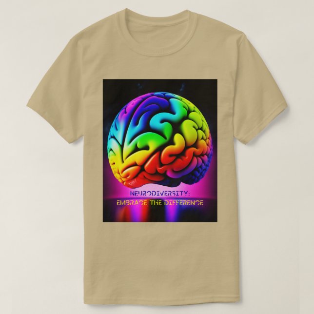 Neurologisk mångfald4 t shirt (Design framsida)
