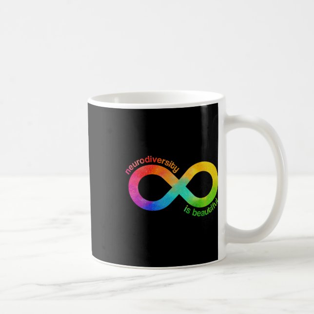 Neurologisk mångfald är en vacker autism Neurodive Kaffemugg (Höger)