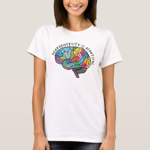 Neurologisk mångfald är ett vackert regnbåge. t shirt