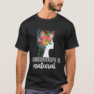 Neurologisk mångfald är naturlig autism Neurodiver T Shirt