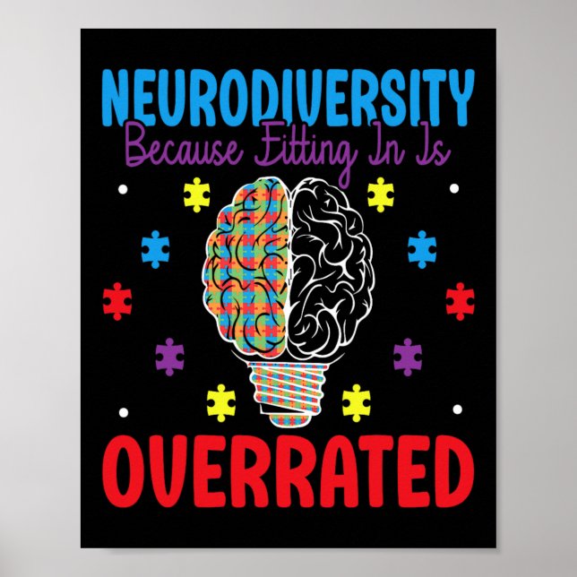 Neurologisk mångfald eftersom den passar in i över poster (Framsidan)