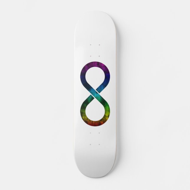 Neurologisk mångfald mini skateboard bräda 18,5 cm (Framsida)