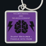 Neurologisk och Neurodivergerande Fyrkantig Silverfärgad Nyckelring<br><div class="desc">Neurologisk och neurodivergerande. ©Copyright HGIFY Store only. Alla Höger reserverade.</div>