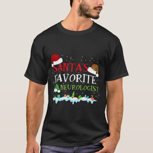 Neurologist Fun s Favorite Santa Tee (Framsida)