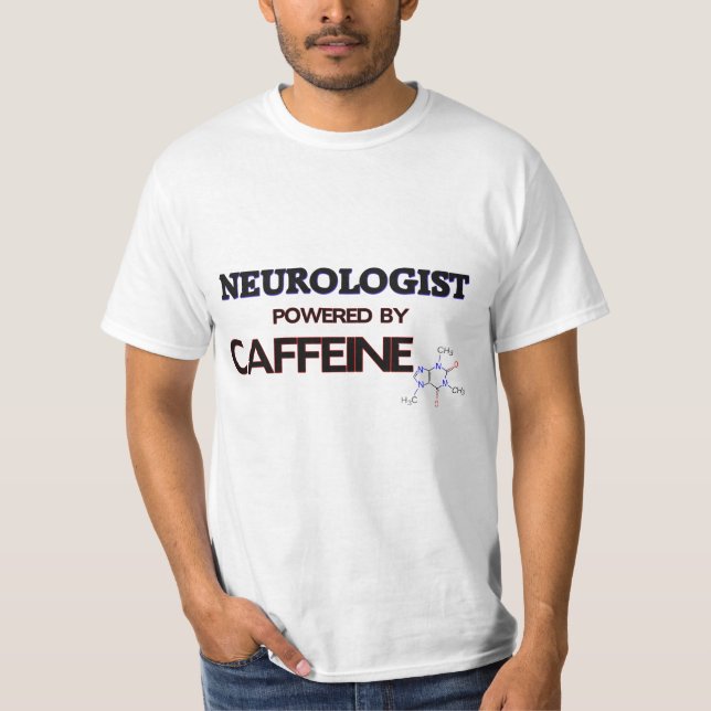 Neurologist som drivas av koffein tröja (Framsida)