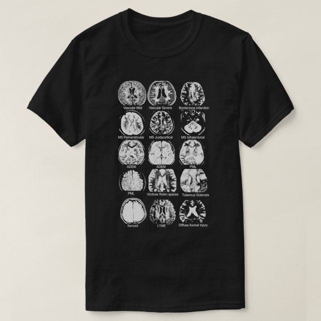 Neurology Brain Dvhh Pml T Shirt (Design framsida)