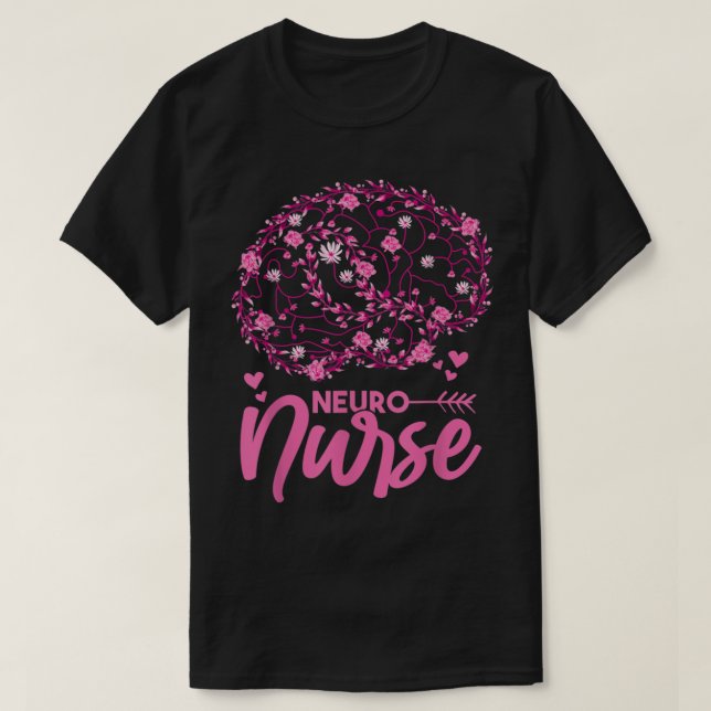 Neurology Neuro Nurse T Shirt (Design framsida)