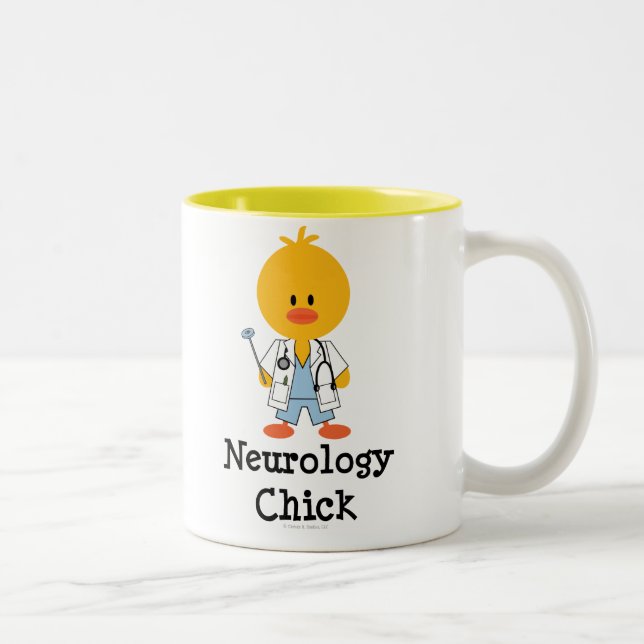 Neurologychickmugg Två-Tonad Mugg (Höger)