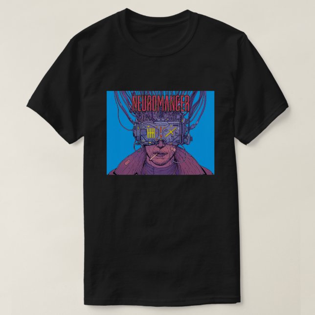 Neuromancer 2030 t shirt (Design framsida)
