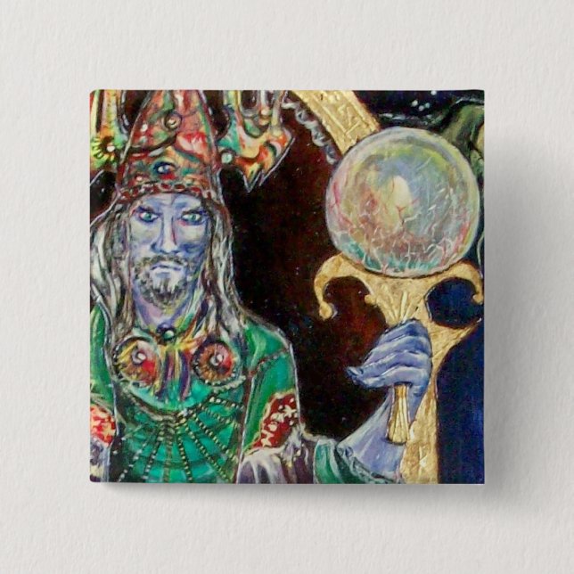 NEUROMANCER, blå röd Knapp (Framsida)