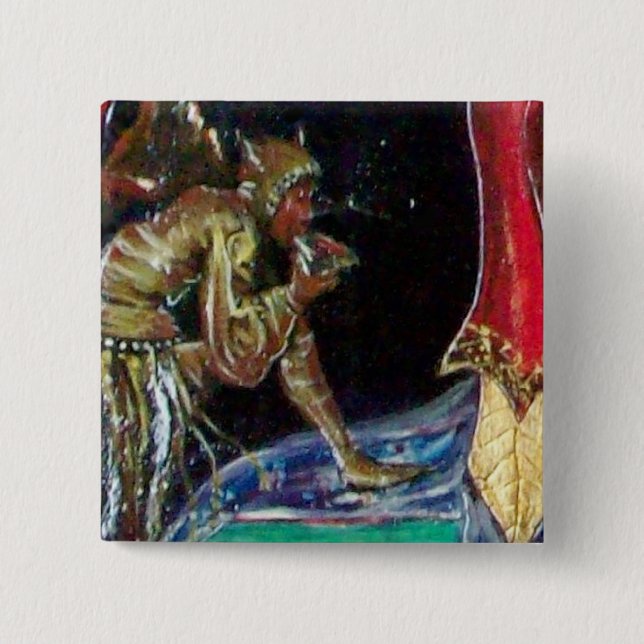 NEUROMANCER, blå röd Knapp (Framsida)