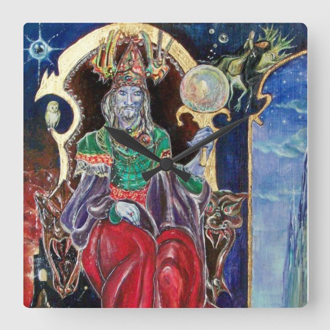 NEUROMANCER FYRKANTIG KLOCKA (Framsida)