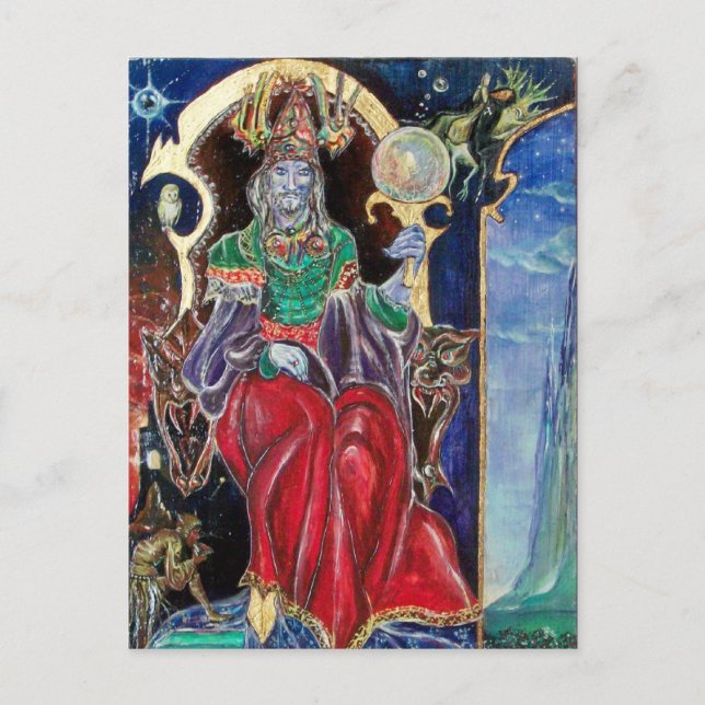 NEUROMANCER Magician Kung Vykort (Framsida)