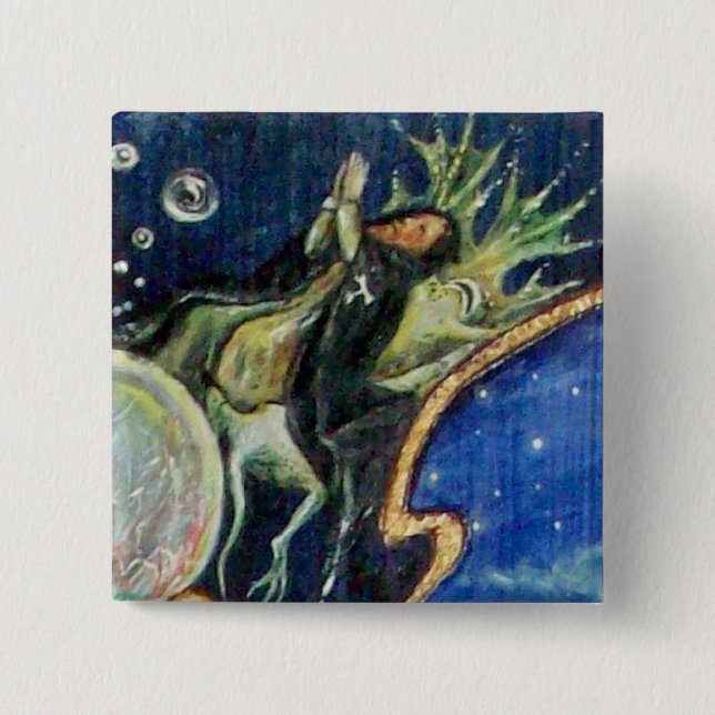 NEUROMANCER, Nagician Kung Detail Knapp (Framsida)