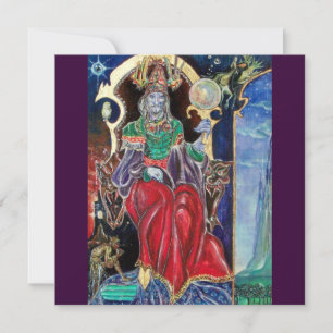 NEUROMANCER, rödblå lila Meddelande