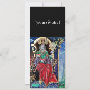 NEUROMANCER, rött blått, vitt svart Inbjudningar