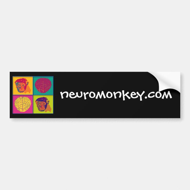Neuromonkey logotyp dekal (Framsidan)
