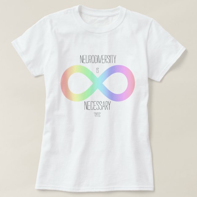 "Neurområdet är nödvändigt" Autism/ ADHD/ Pastel T Shirt (Design framsida)