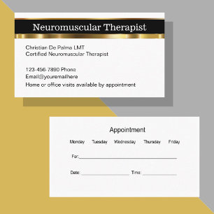 Neuromuskulär terapi tidsbeställning kort