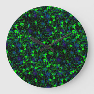 Neuron City Wall Clock Stor Klocka