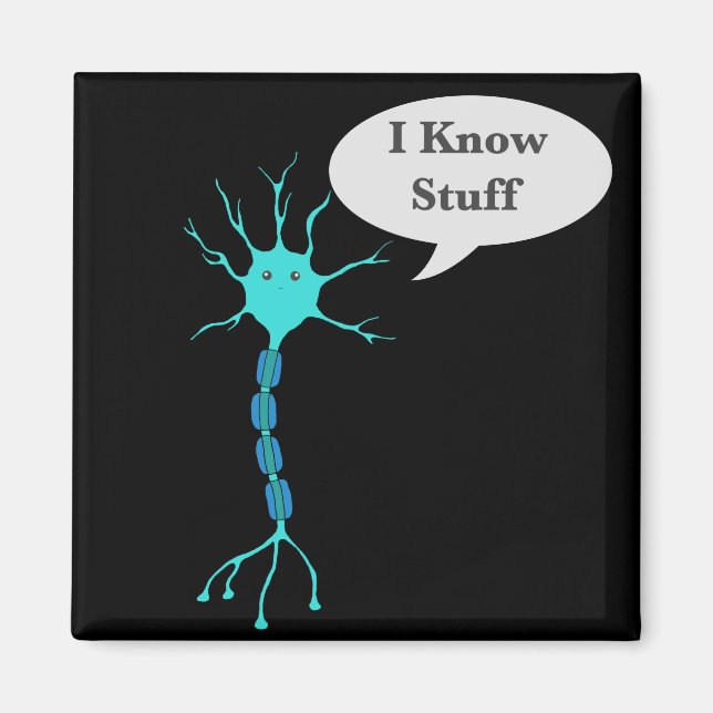 Neuron Jag Vet Massor Magnet (Framsidan)