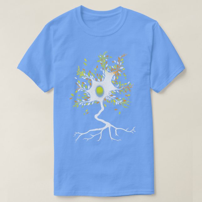 Neuron Three Biomimicry Neuro Science Nature by To T Shirt (Design framsida)