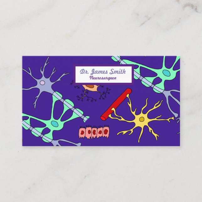 Neuroner Och Glia Visitkort (Framsida)