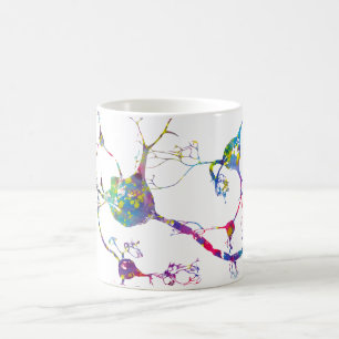Neuroner och nervsystemet kaffemugg