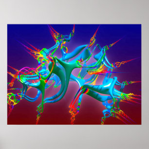 Neurons anslutning poster
