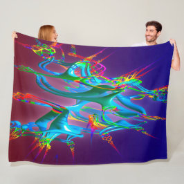 Neurons Connection Fleece Blanket