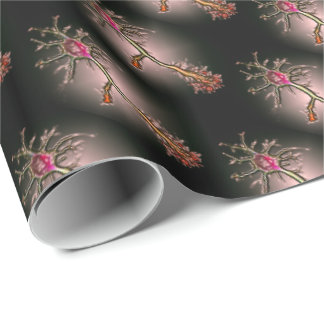 neurons gift wrap presentpapper