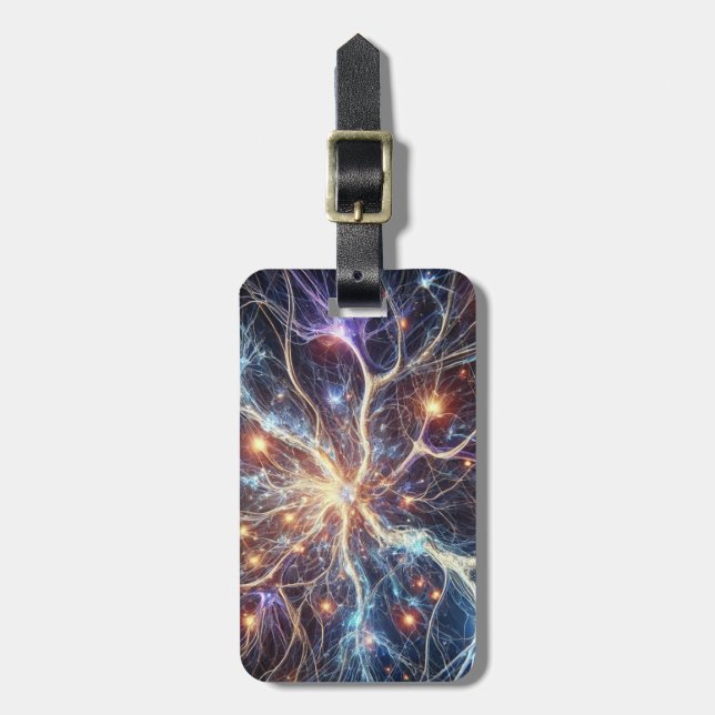 Neurons Luggage Tag Bagagebricka (Vertikal Framsida)