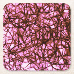 Neurons Underlägg Papper Kvadrat