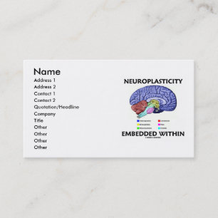 Neuroplasticity bäddade in inom (hjärnanatomi) visitkort